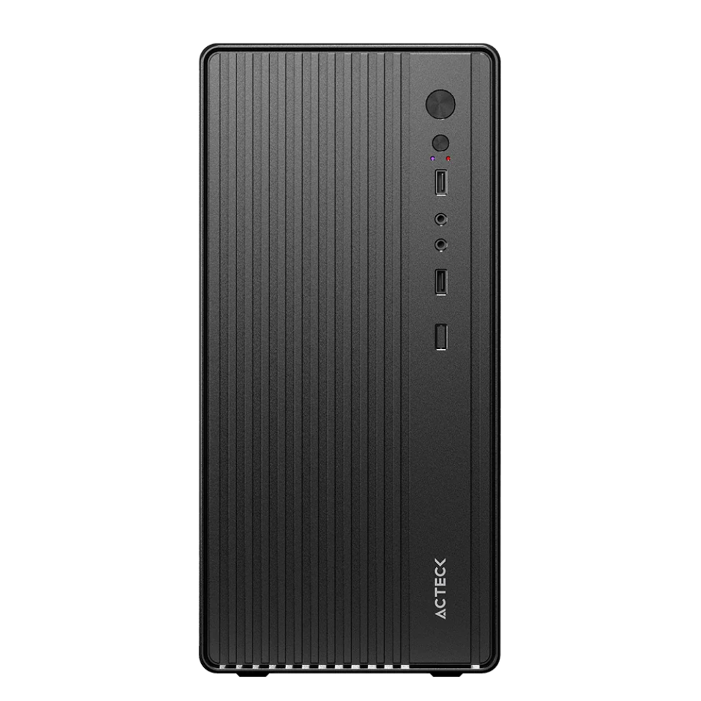 Gabinete Acteck MINI III GI210M, Micro-ATX/Mini-ITX, USB 2.0, Incluye Fuente de poder 500W, Negro