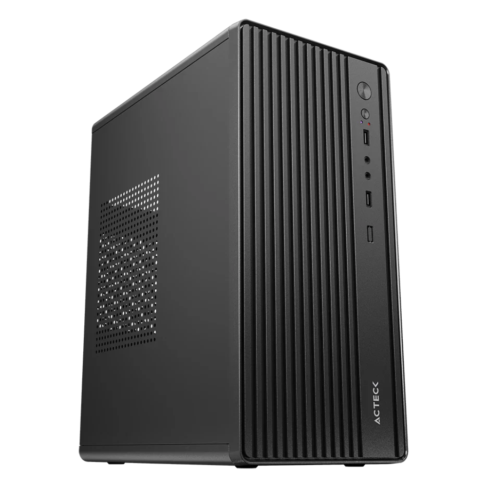 Gabinete Acteck MINI III GI210M, Micro-ATX/Mini-ITX, USB 2.0, Incluye Fuente de poder 500W, Negro