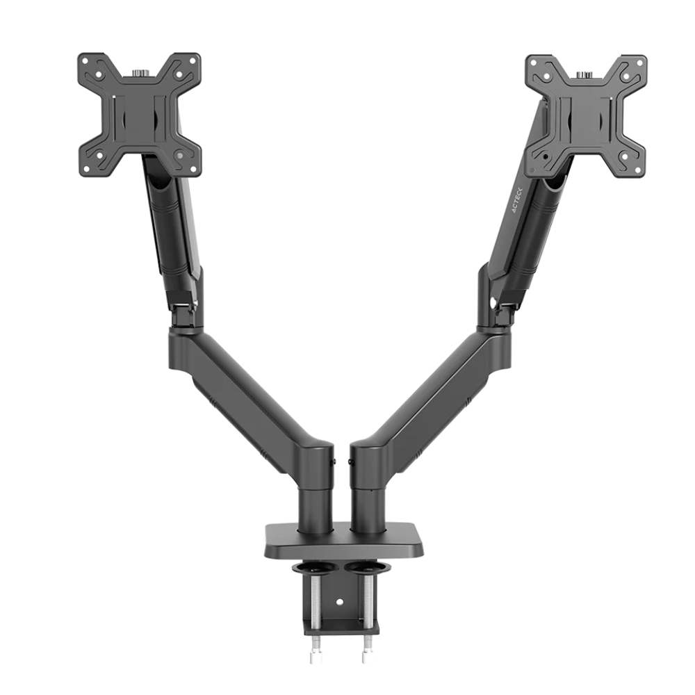 Acteck Soporte de Escritorio para 2 Monitores 13" - 32", hasta 18kg