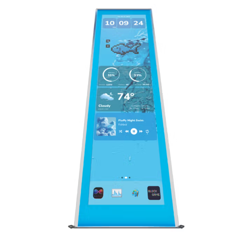 Pantalla Tactil LCD Hyte Y70 Touch Infinity Display Upgrade, Azul