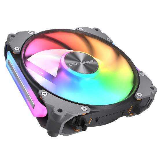 Kit de Ventiladores Cougar Apolar 120 RGB - Negro