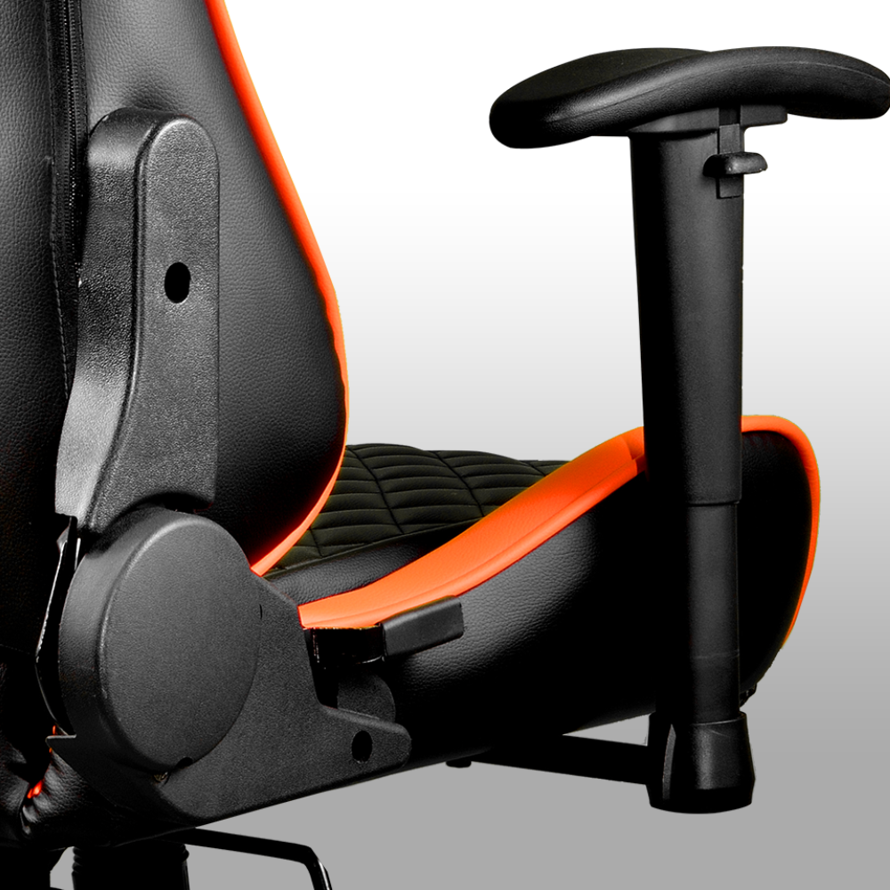Silla Cougar Gamer Armor One, Ergonomica,  Black/Orange.