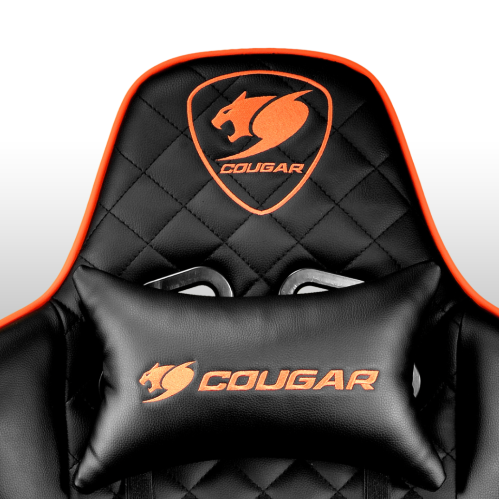 Silla Cougar Gamer Armor One, Ergonomica,  Black/Orange.