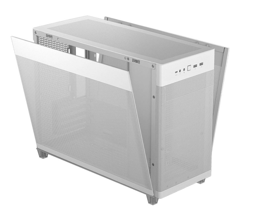 Gabinete ASUS Prime AP201 Mesh Blanco | Micro ATX