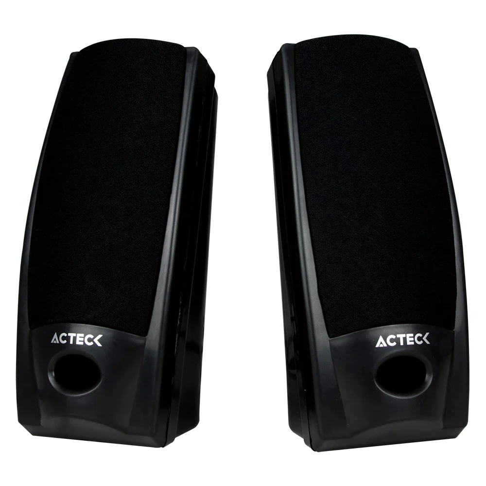 Bocinas Acteck AX 2500 Alámbricas 240W 2.0 Negras 3.5mm