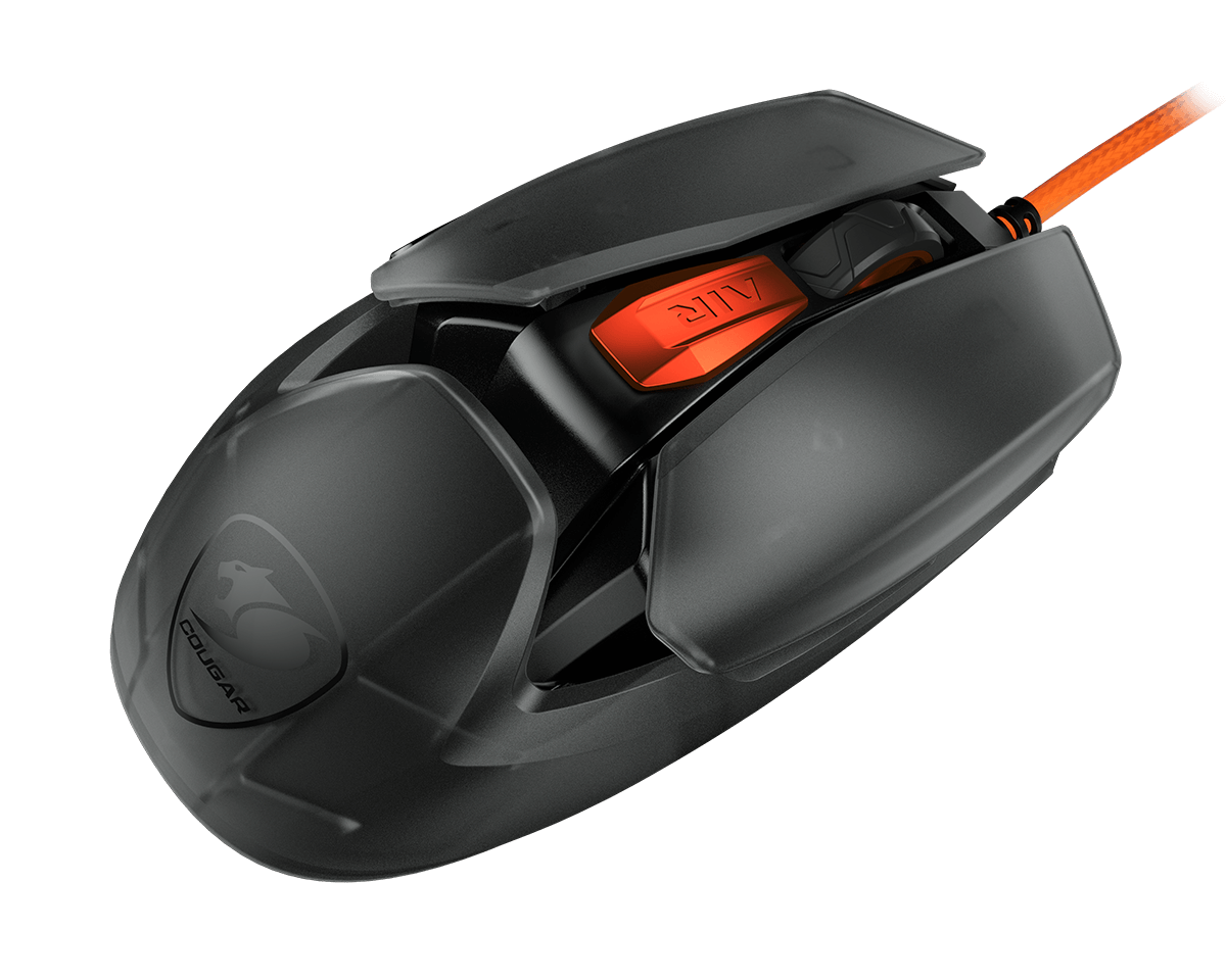 Mouse Cougar Air Tournament - USB - Negro