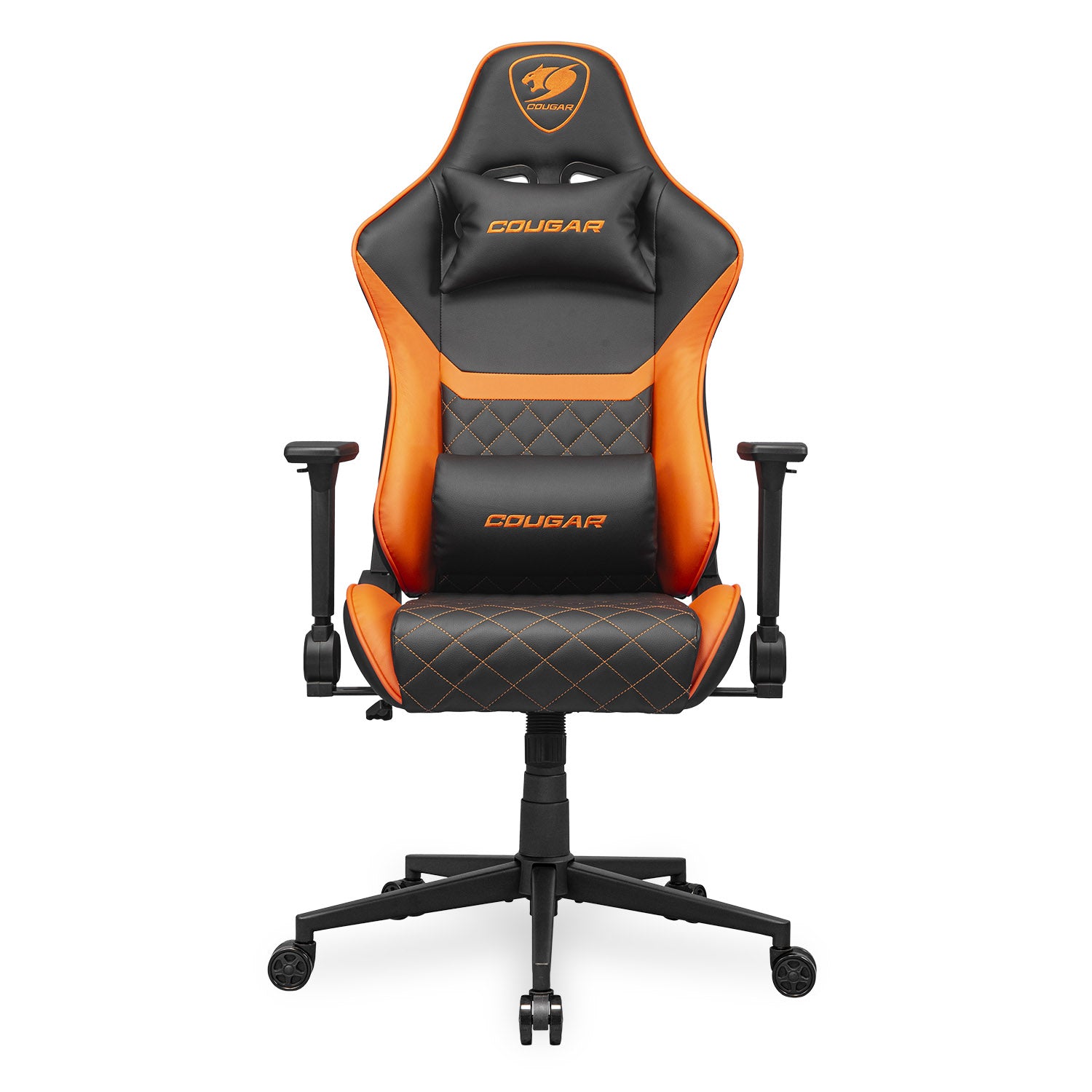 Silla Cougar Chair Armor One V2 - Negro/Naranja