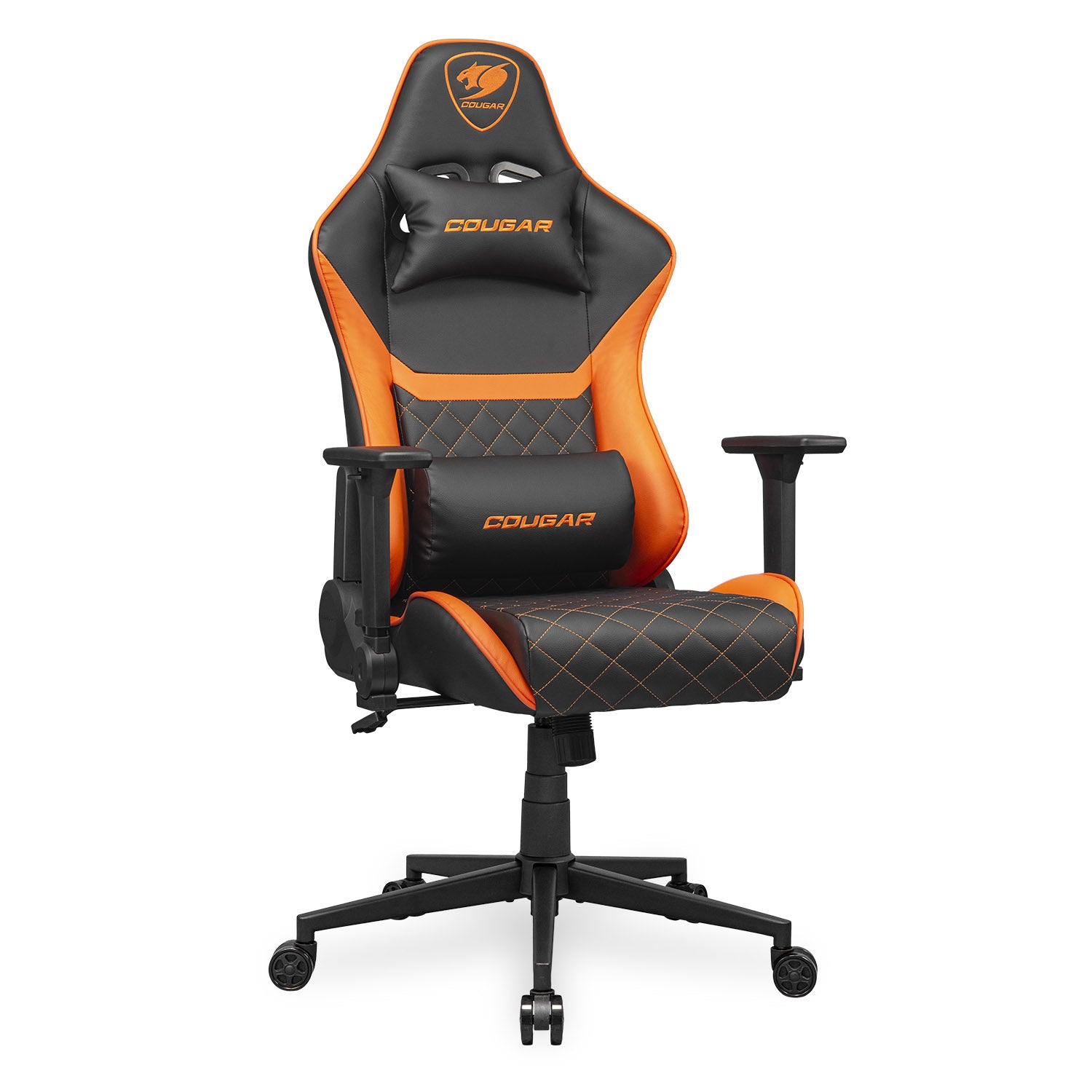 Silla Cougar Chair Armor One V2 - Negro/Naranja