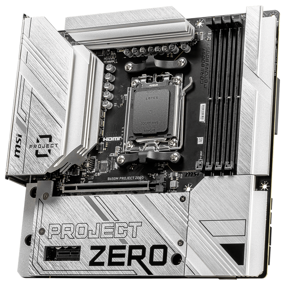 Tarjeta Madre MSI B650M Project Zero | Socket AM5 | Micro ATX