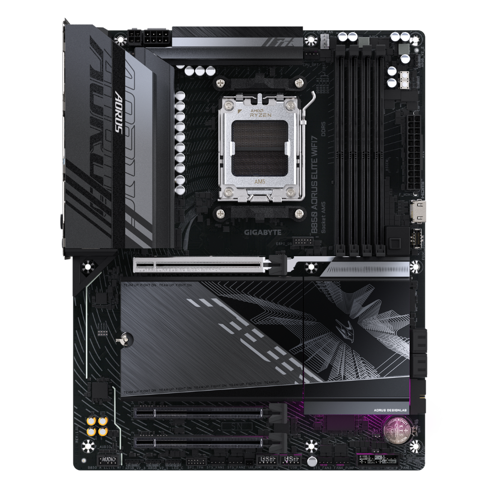 Tarjeta Madre Gigabyte B850 A Elite WF7, Socket AM5, 5200MHz, WiFi, ATX.