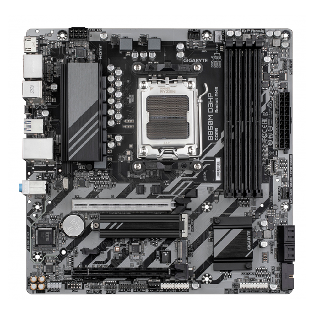Tarjeta Madre Gigabyte B850M D3HP, Socket Am5, 5200Mhz, Micro Atx.