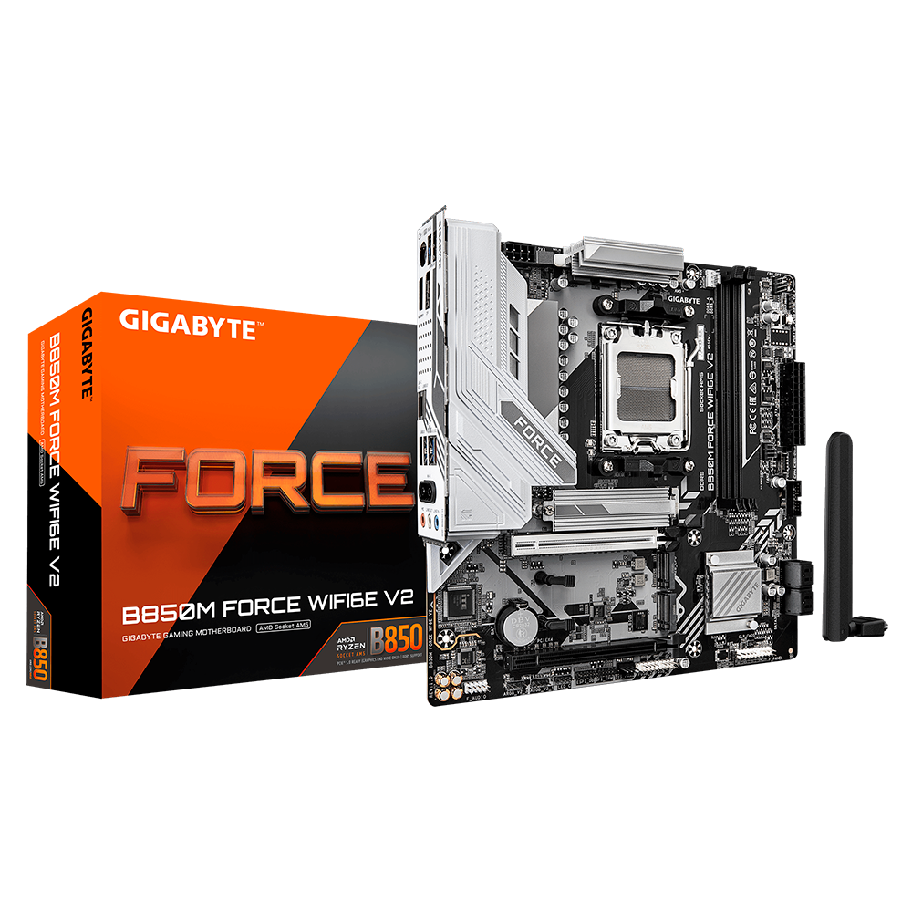 Tarjeta Madre Gigabyte B850M Force WF6E V2 | Micro ATX | Socket AM5