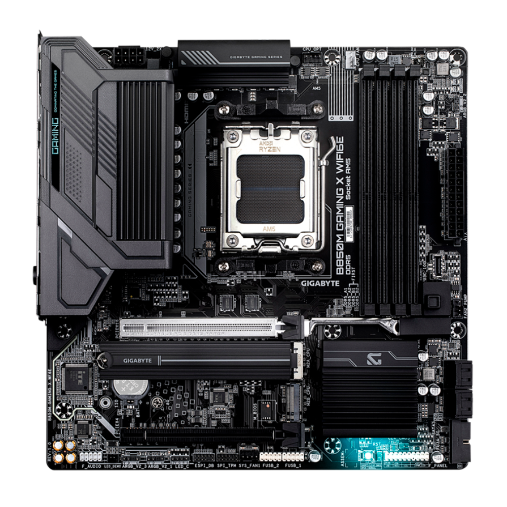 Tarjeta Madre Gigabyte B850M Gaming X WF6E, Socket AM5, 4*DDR5 5200MHz, ATX