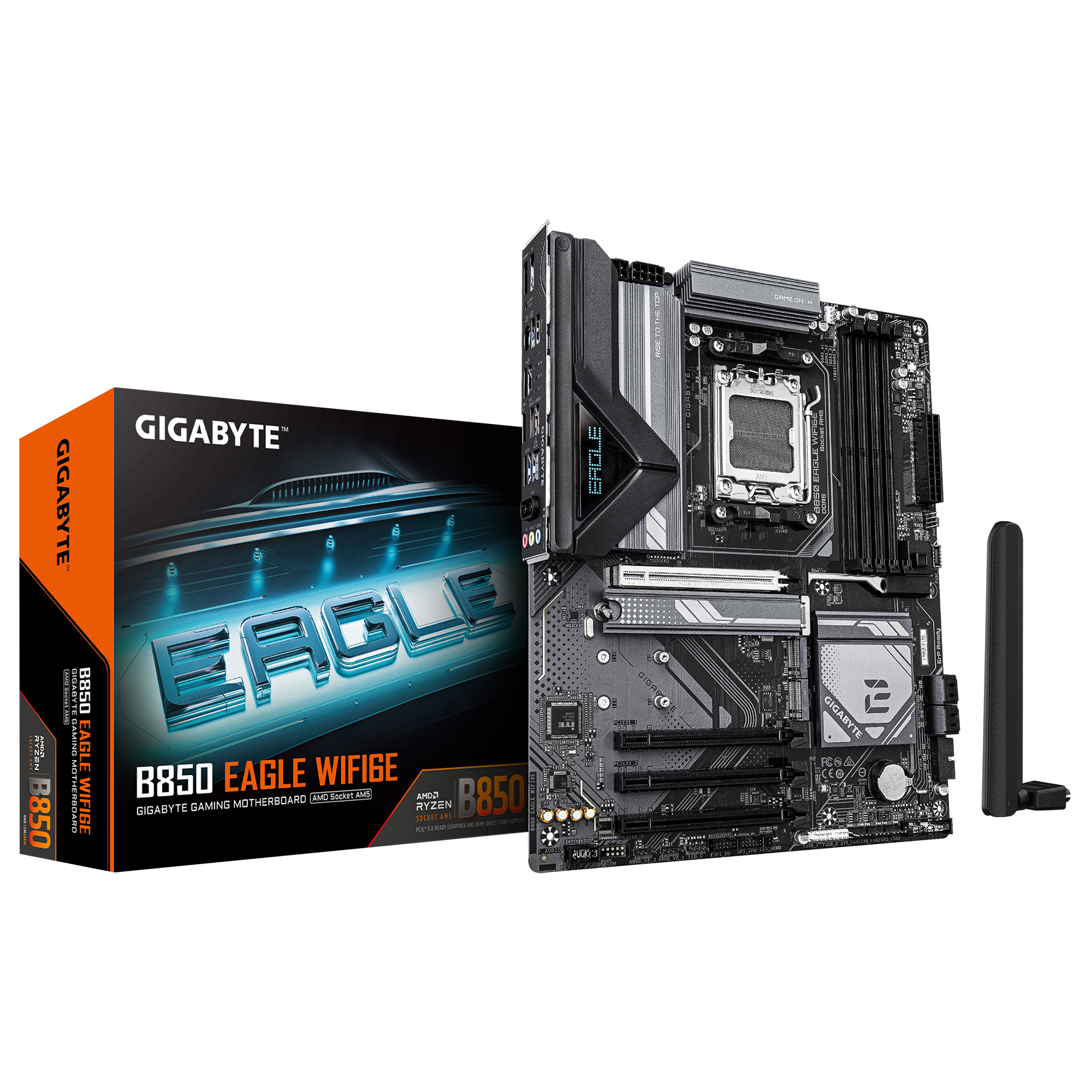 Tarjeta Madre Gigabyte B850 Eagle WIFI6E ATX - S-AM5 - AMD B850 - 256GB - Compatible con DDR5