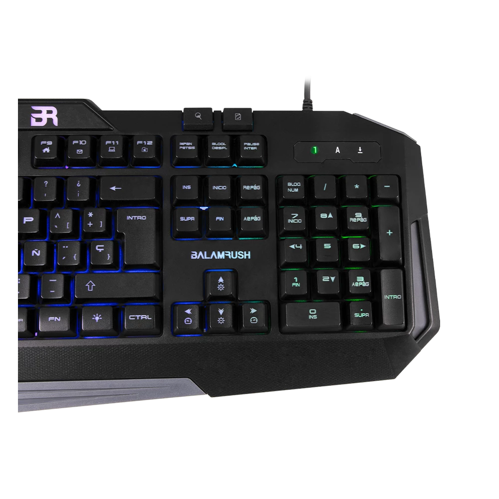 Teclado Alámbrico Membrana | Gunfire KG330 | Negro