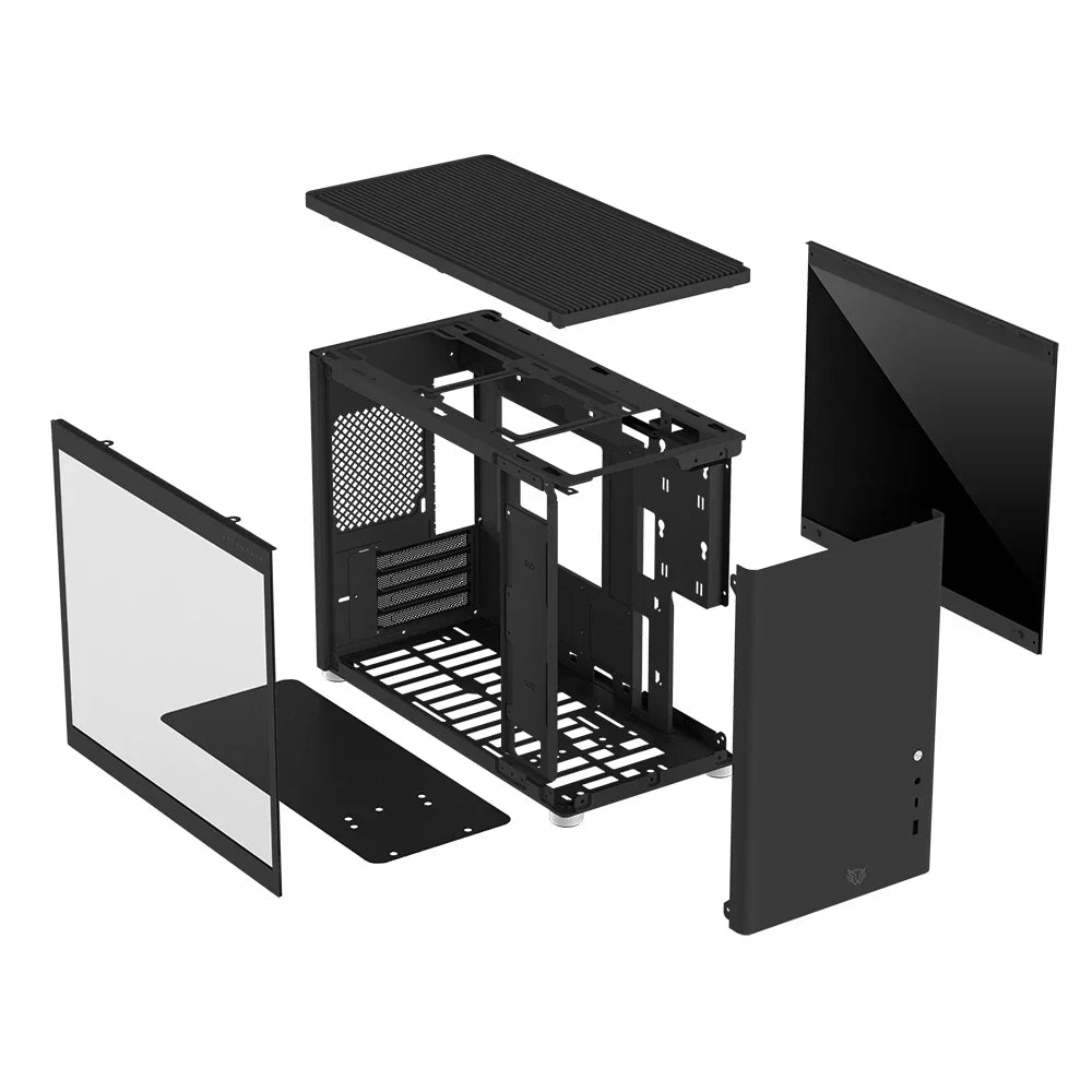 Gabinete Balam Rush Eris Jet GI985, Micro ATX, Negro
