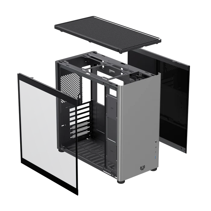 Gabinete Balam Rush Eris Especial GM985- ATX- Gris