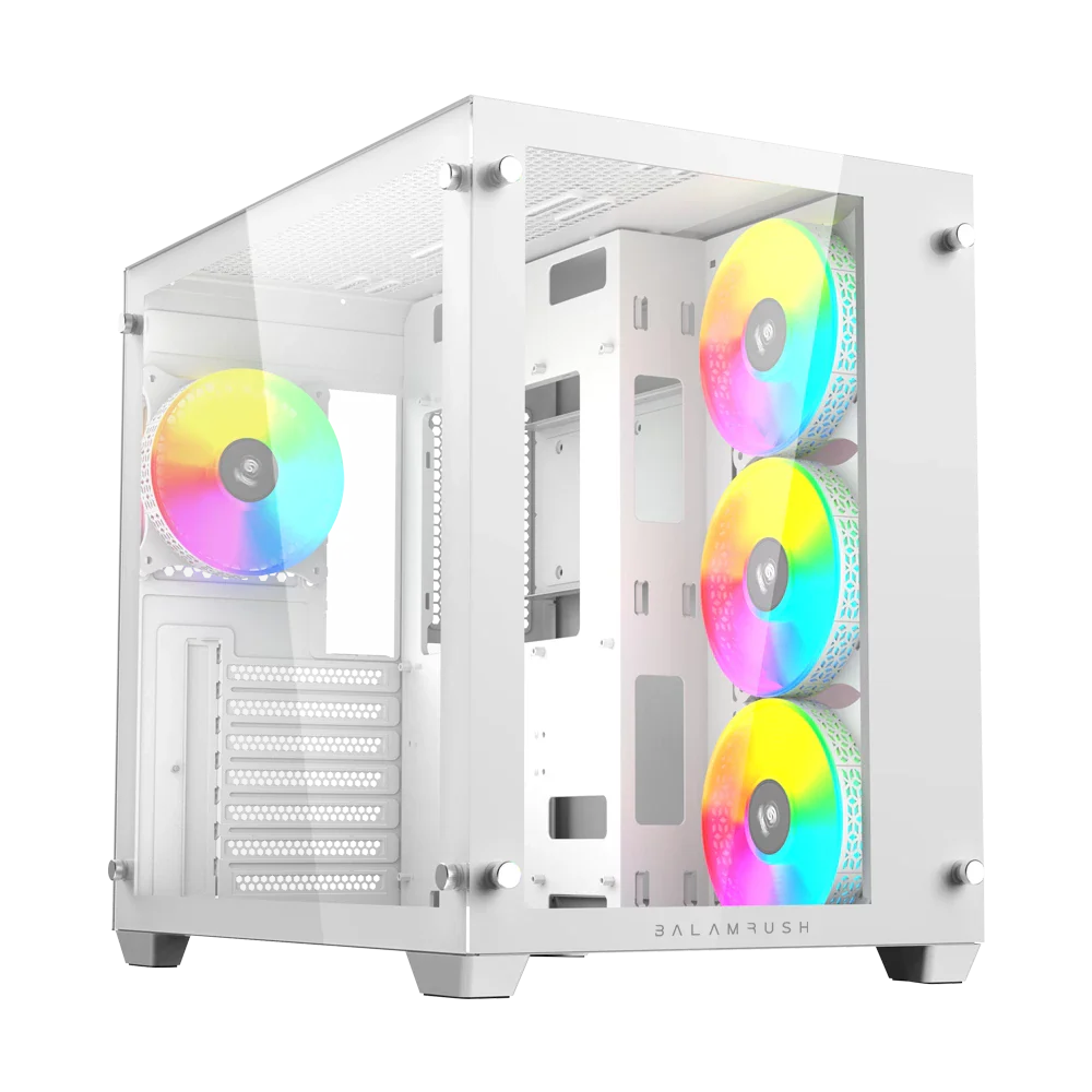Gabinete Balam Rush Tank Pro GM930, ATX, Blanco