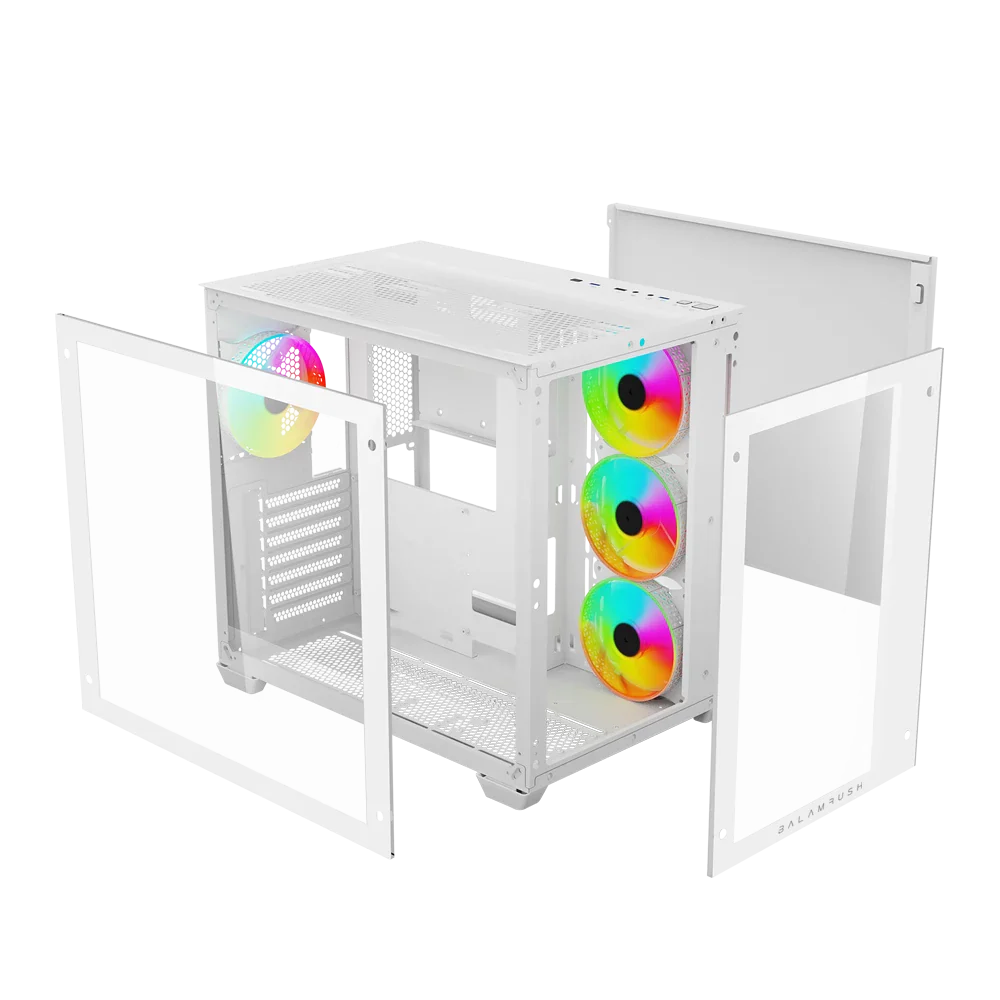 Gabinete Balam Rush Tank Pro GM930, ATX, Blanco