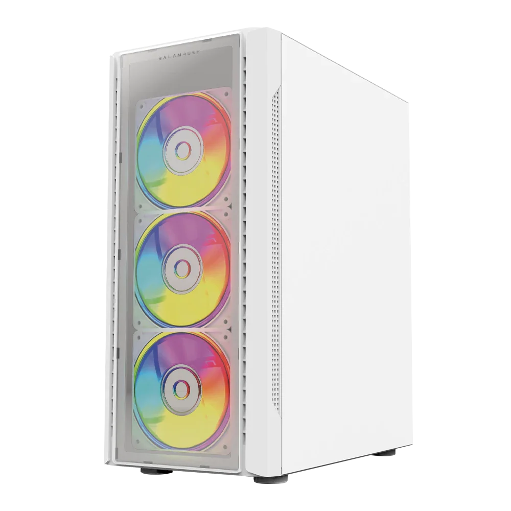 Gabinete Balam Rush Dragonfly II Crystal GM745- ATX- Blanco