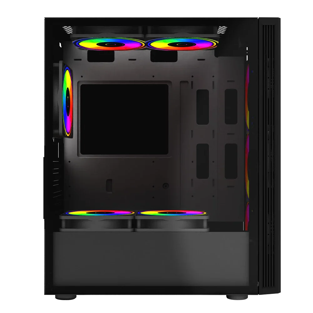 Gabinete Balam Rush DragonFly II Mesh GM740- ATX- Negro