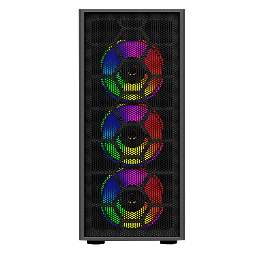 Gabinete Balam Rush DragonFly II Mesh GM740- ATX- Negro