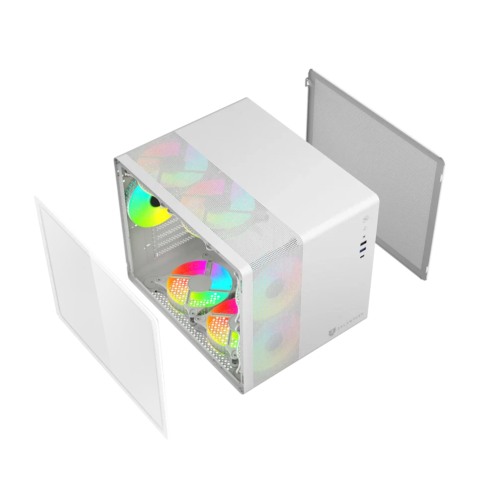 Gabinete Balam Rush Tank Mini GI930- Micro ATX- Blanco