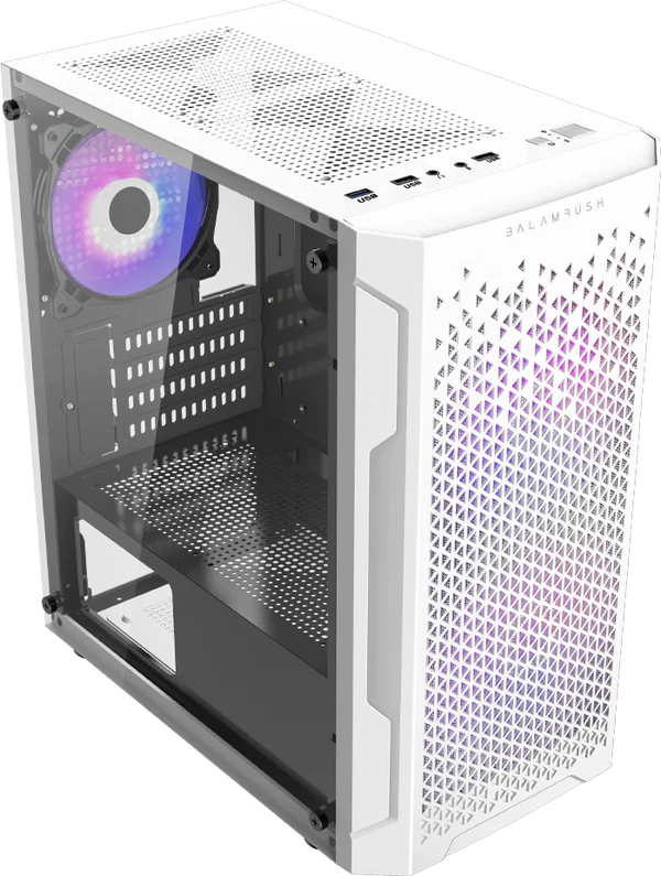 Gabinete Balam Rush Artic GI725- Micro ATX- Blanco