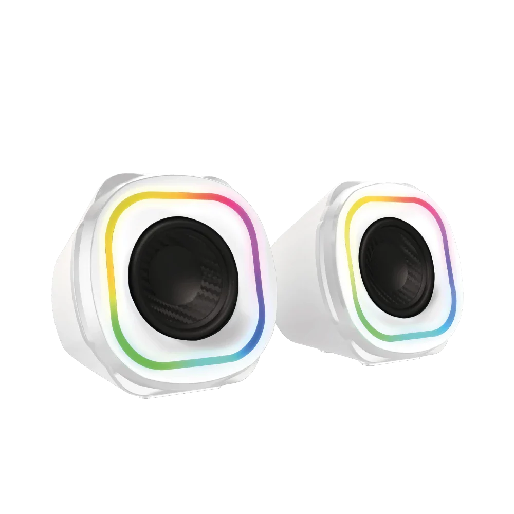 Bocinas Balam Rush Glimer Quad BG555, 10W RMS, RGB 2.0 Canales, Blanco