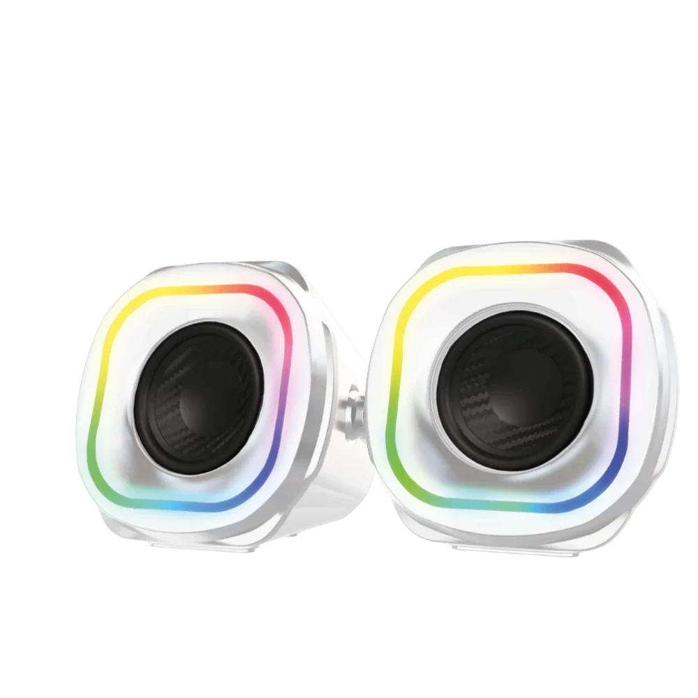 Bocinas Balam Rush Glimer Quad BG555, 10W RMS, RGB 2.0 Canales, Blanco