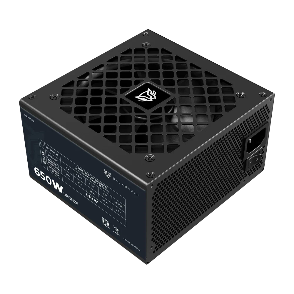 Fuente de Poder ATX 650W | GR Burst GR650B | Negro