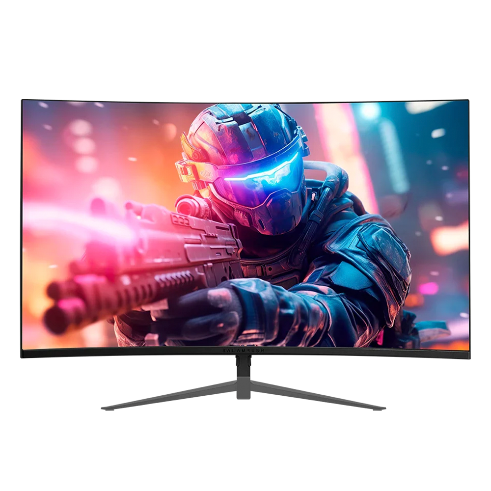Monitor Curvo Balam Rush ULTRA EARTH II MGX27C LCD VA 27", 1920x1080 Full HD, Negro.