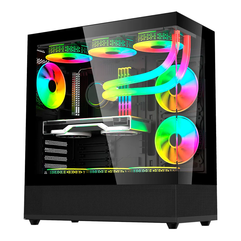 Gabinete Balam Rush Tank Super 9200TB - ATX - Negro