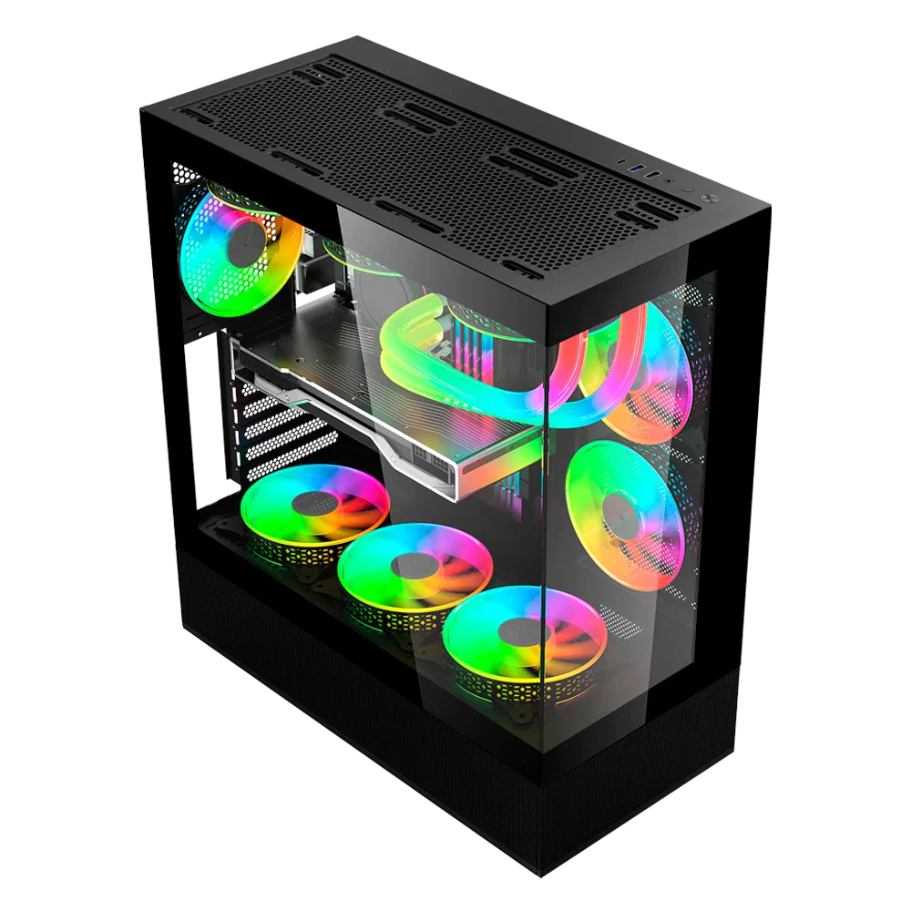 Gabinete Balam Rush Tank Super 9200TB - ATX - Negro