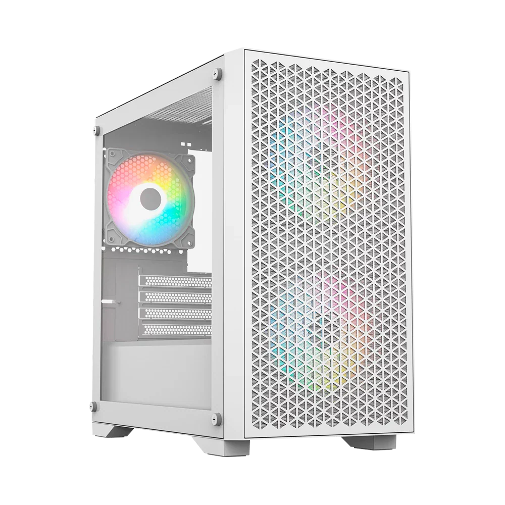 Gabinete Balam Rush Carbono Airlcool 4000A- Micro ATX- Blanco