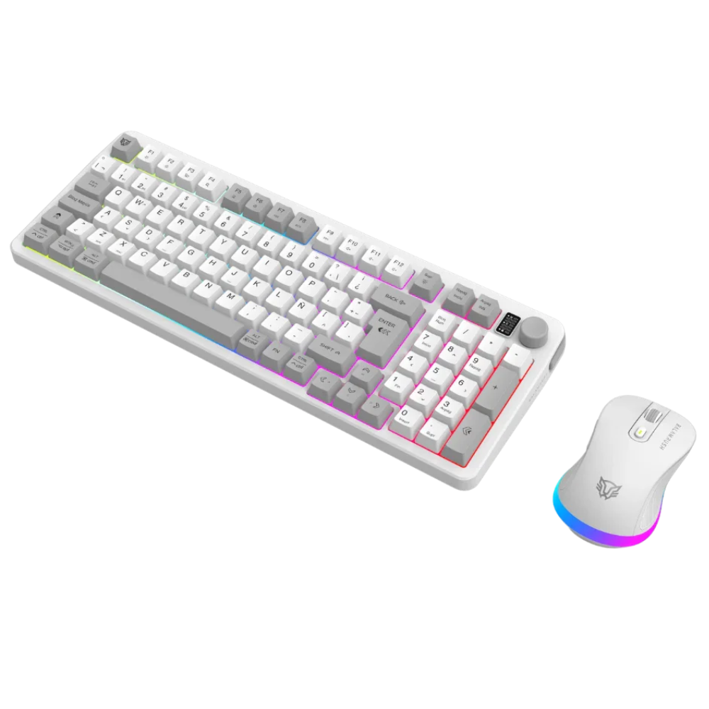Kit Teclado y Mouse Inalambrico Balam Rush Squad Conquest Pro KG525