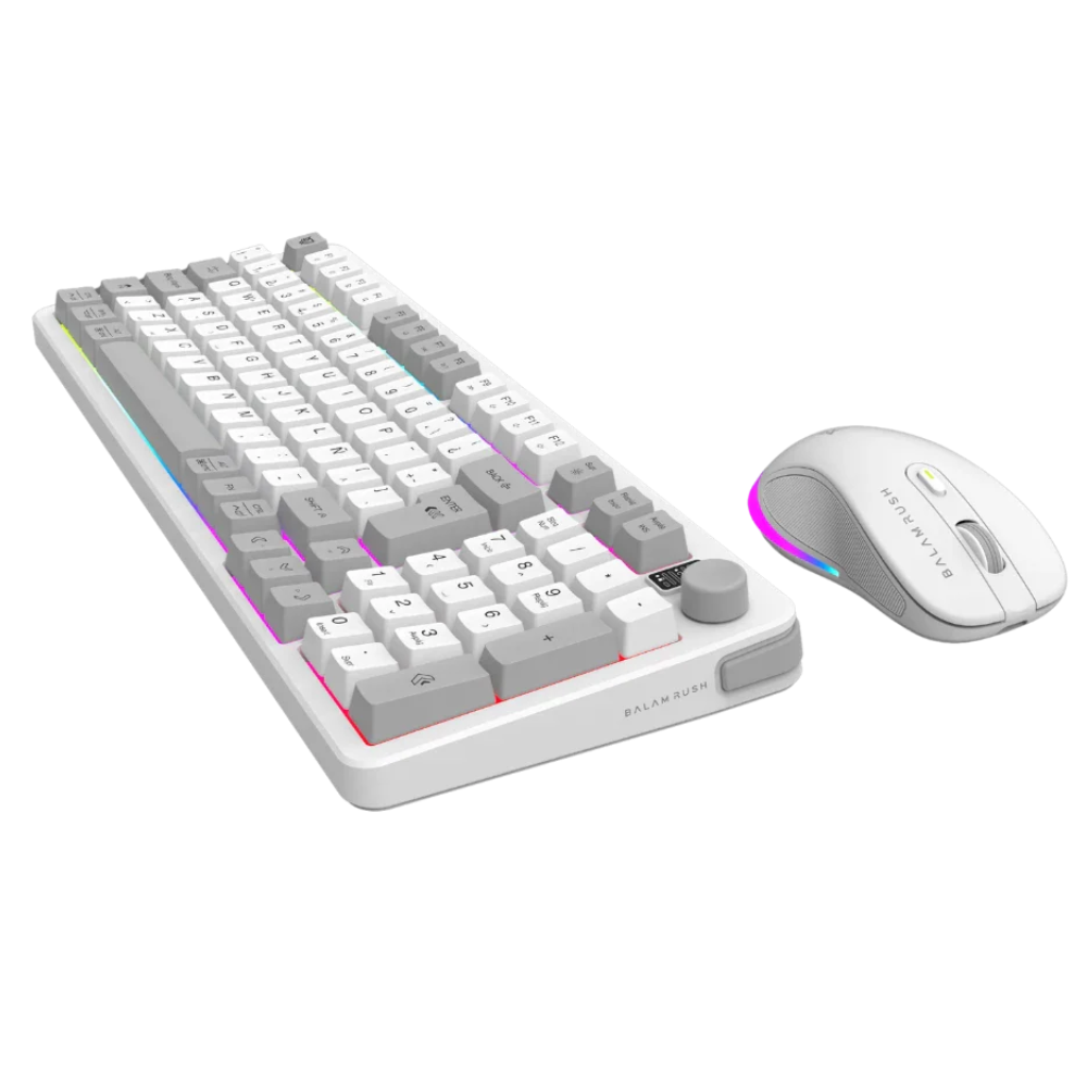 Kit Teclado y Mouse Inalambrico Balam Rush Squad Conquest Pro KG525