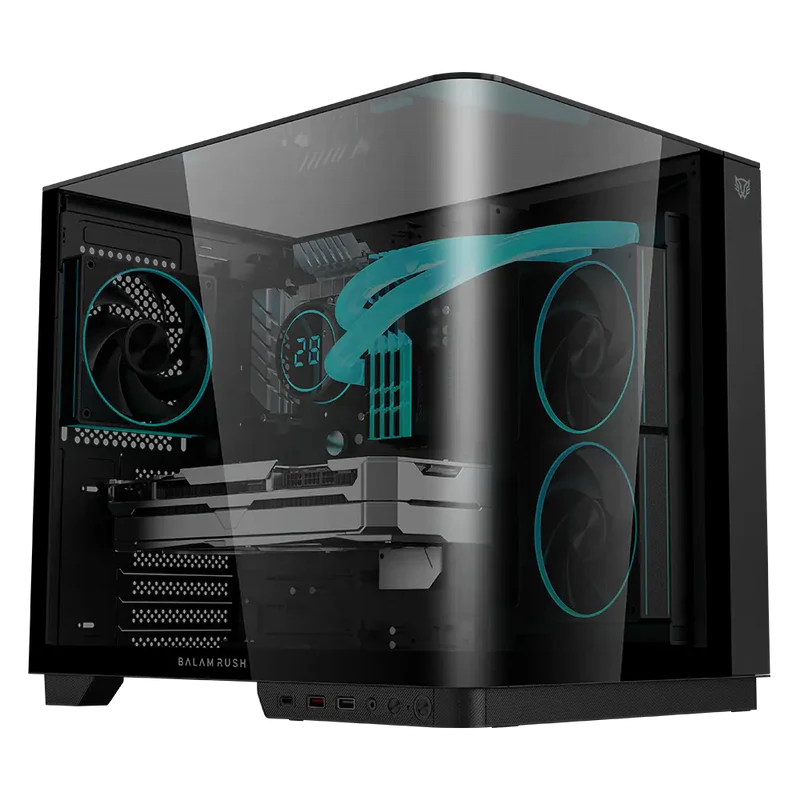 Gabinete Balam Rush Tank Expert Curve 6800 - ATX - Negro