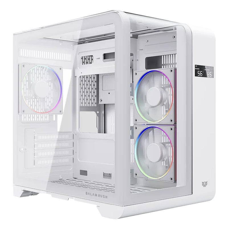 Gabinete Balam Rush Tank Expert Curve 6400 - Micro ATX - Blanco
