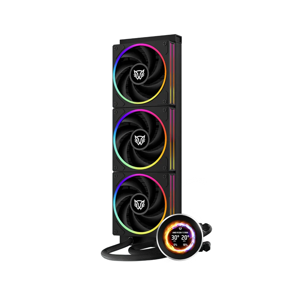 Enfriamiento Liquido Balam Rush Hydrox Expert Level HYX40 con Display OLED, Negro