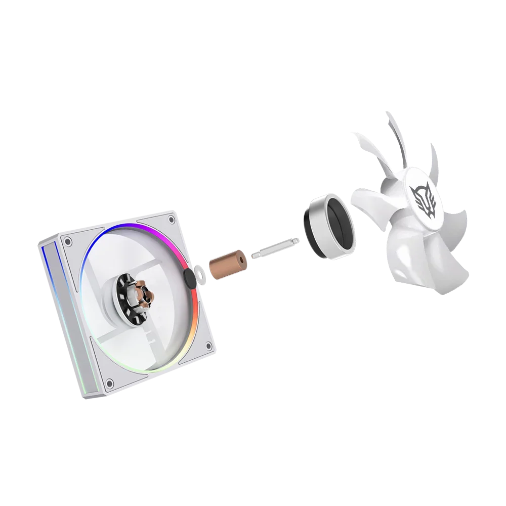 Disipador CPU Balam Rush Heliux Pro HEX60- 120mm - Blanco