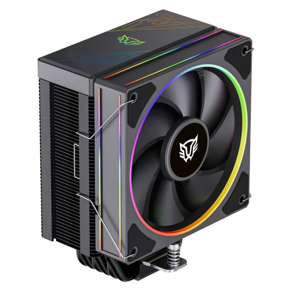 Disipador Balam Rush Heliux Pro Hex60, RGB, 120mm, hasta 2200RPM, Negro.