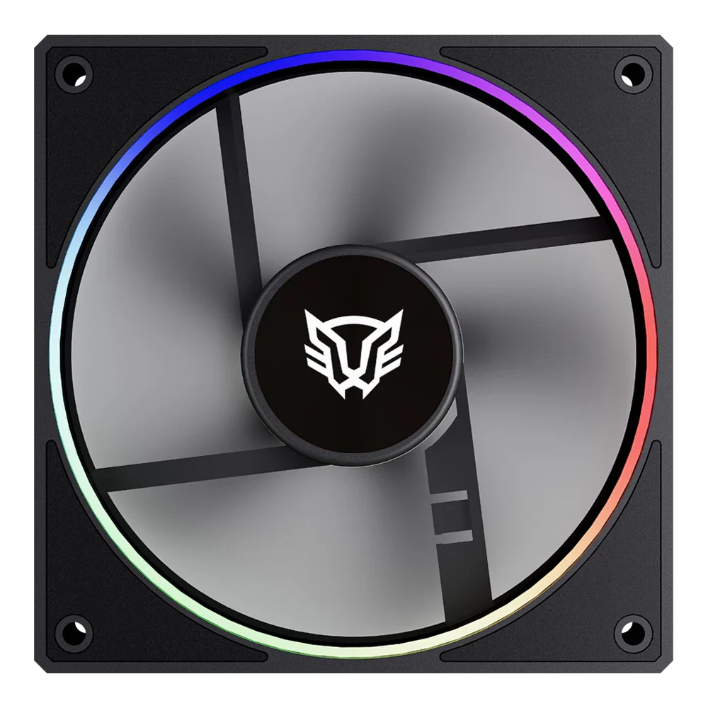 Kit de Ventiladores Balam Rush Eolox Bora Exb85 Aurea RGB 120 mm | Negro