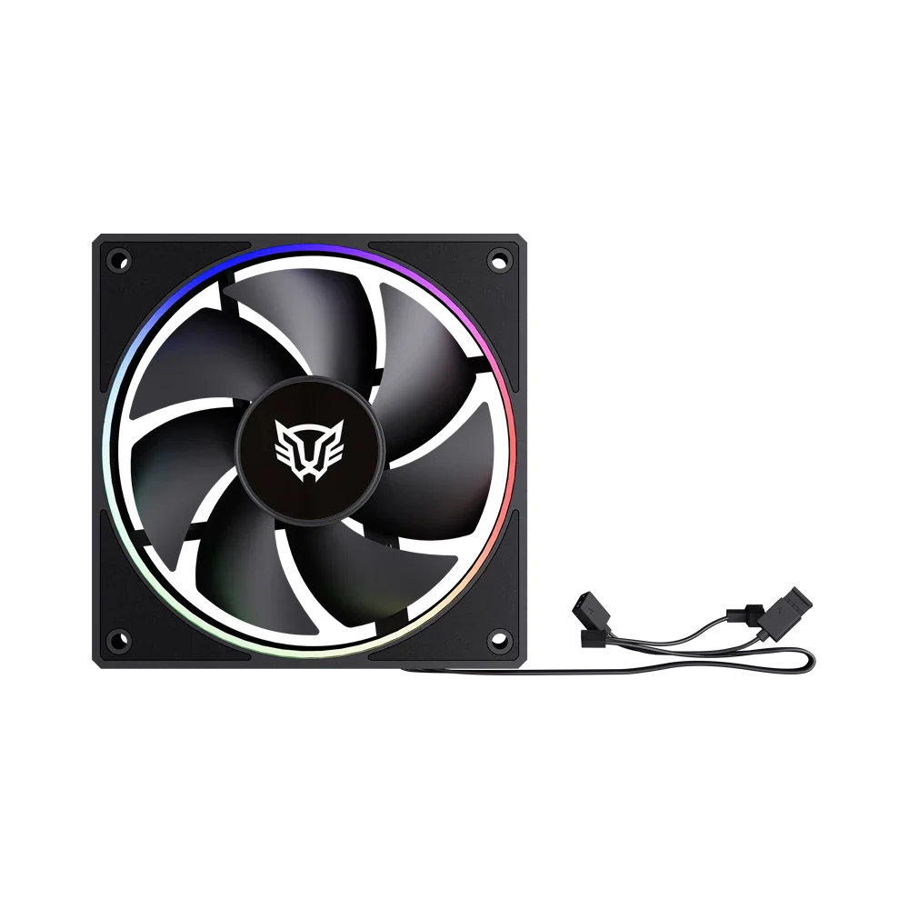 Kit de Ventiladores Balam Rush Eolox Bora Exb85 Aurea RGB 120 mm | Negro