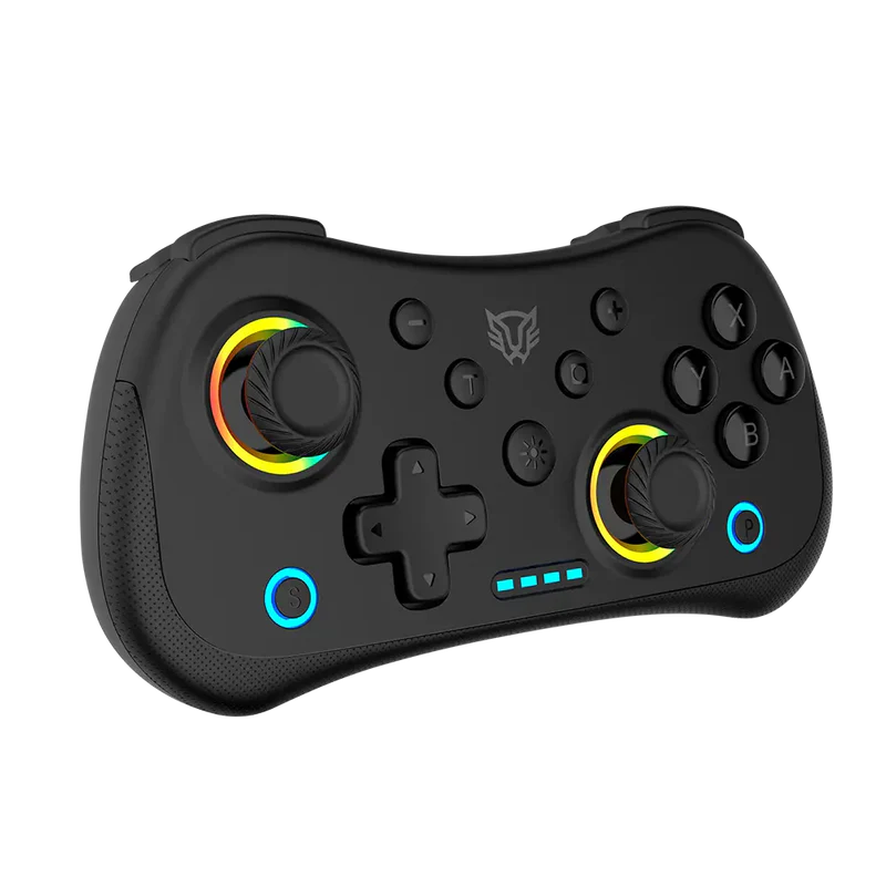 Control Balam Rush Inalambrico Kontrol Pocket G555 Funciones Turbo RGB Recargable Negro
