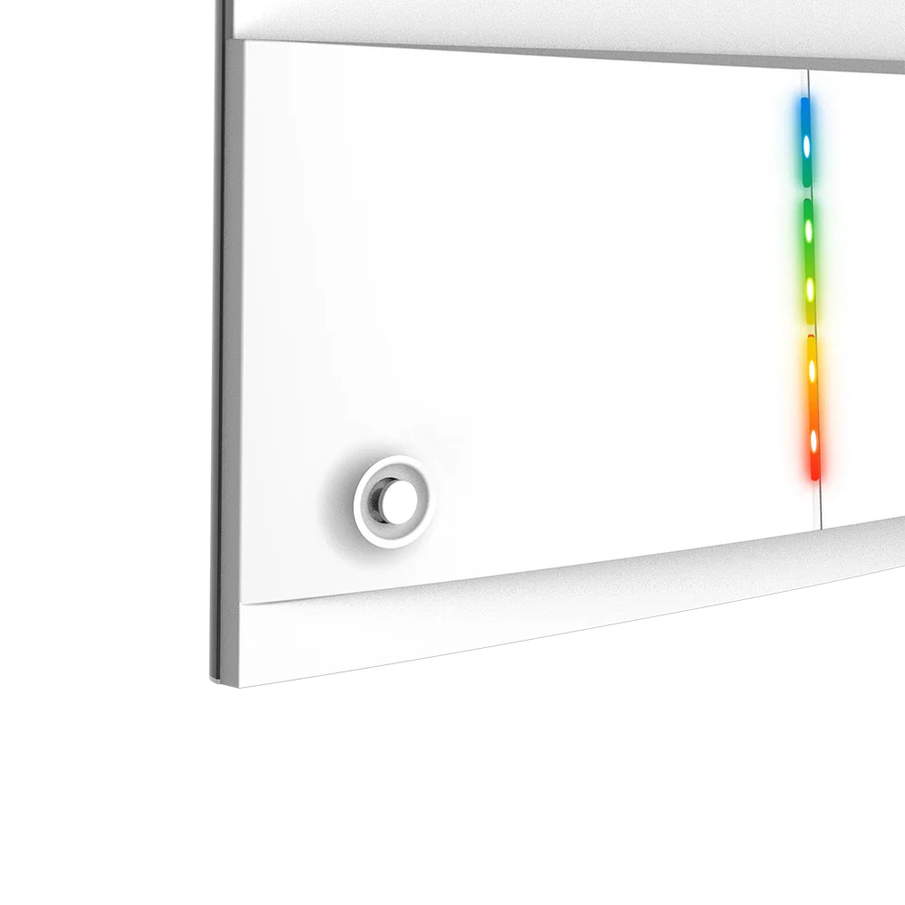 Monitor Balam Rush Gamer Plano 27" Titan MTG27Y Full HD 180Hz Blanco