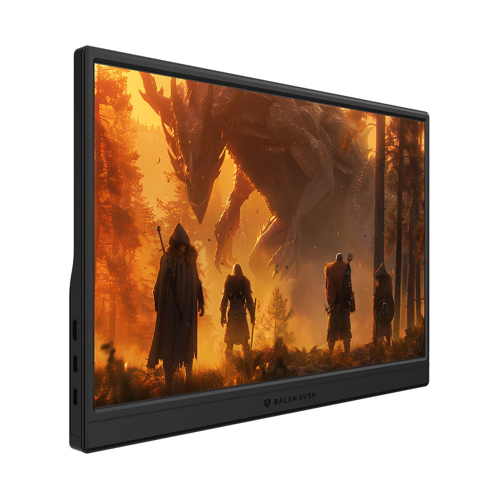 Monitor Portatil 15.6" Balam Rush Nomad NM15D, 1 Mini HDMI, Negro.