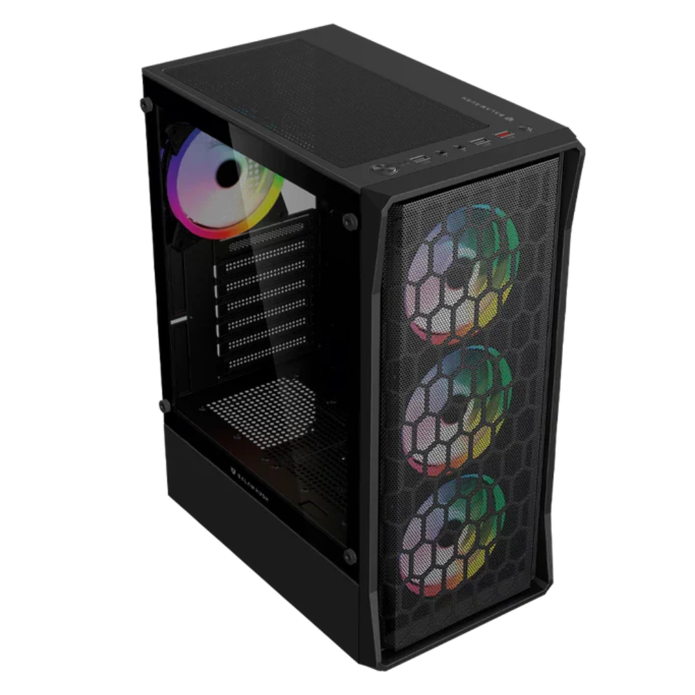 Gabinete Balam Rush Media Torre Dragonfly Hex GM560| ATX | Incluye 4 ventiladores