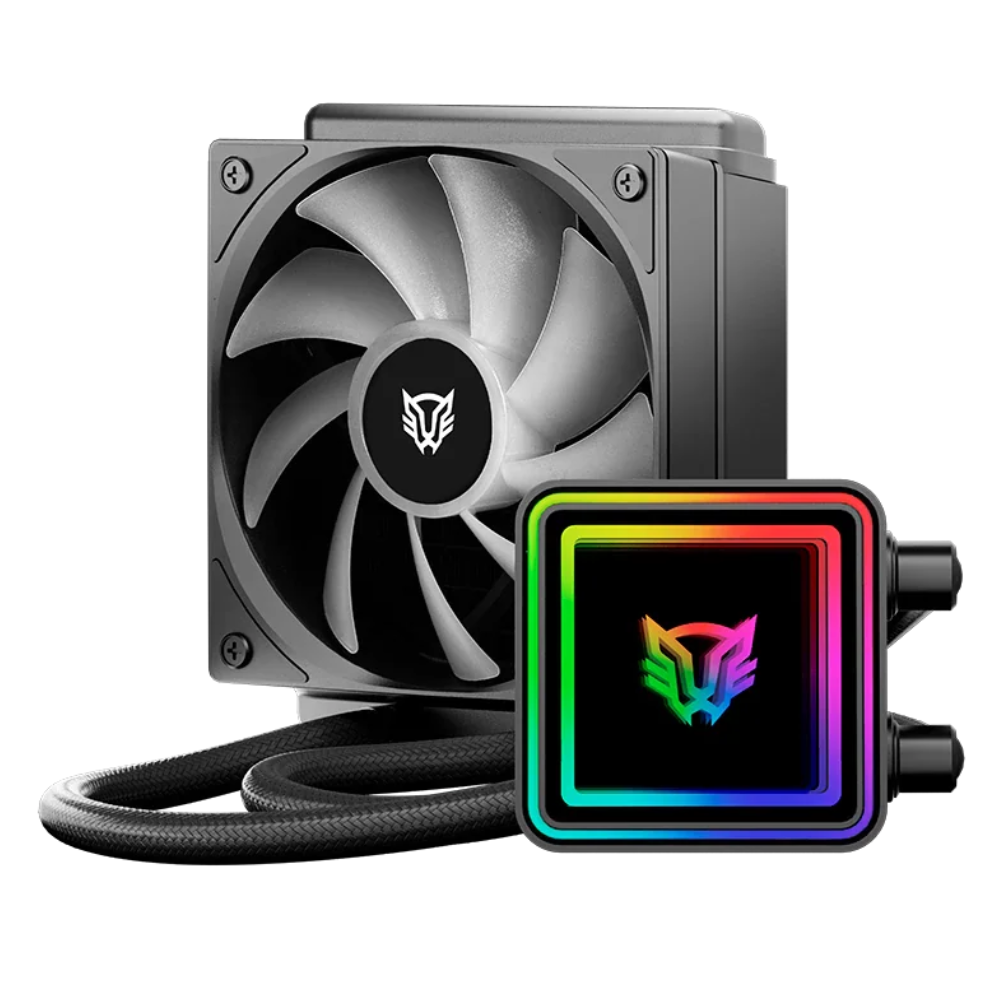 Enfriamiento Líquido Balam Rush Cryo Prism, ARGB, 120mm, hasta 1800RPM, Negro