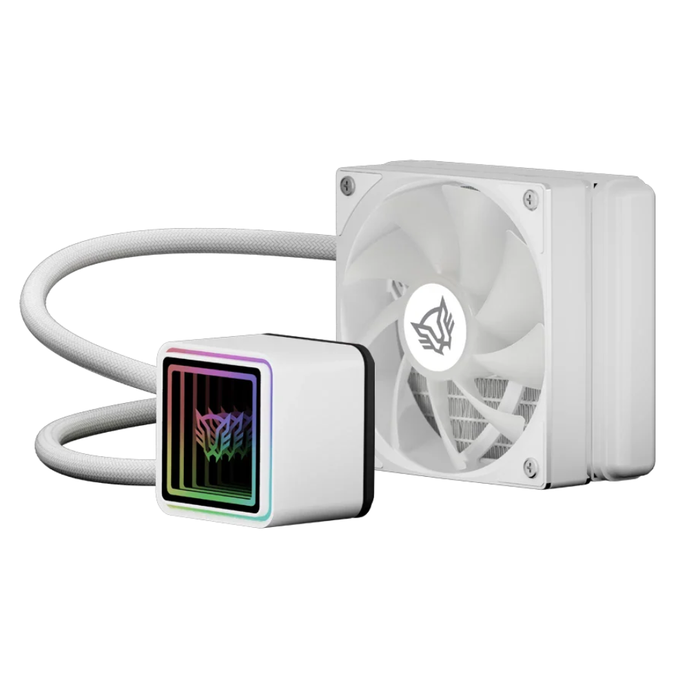 Enfriamiento Líquido Balam Rush CRYO PRISM 120 ICE, 1x 120mm, hasta 2550RPM, Blanco